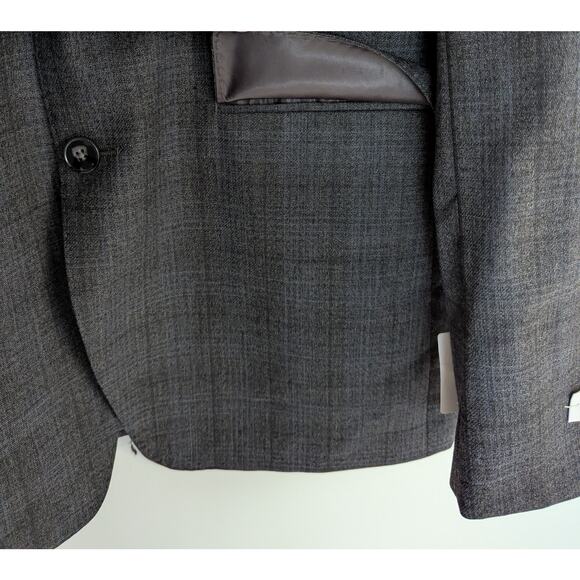 Calvin Klein Men’s Slim Fit Wool Blend Suit Jacket Blazer Size 40L - Picture 6 of 13